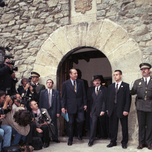 Fotografia Jacques Chirac, Govern d'Andorra